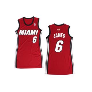 LeBron James, Miami Heat [Rojo] - Mujer